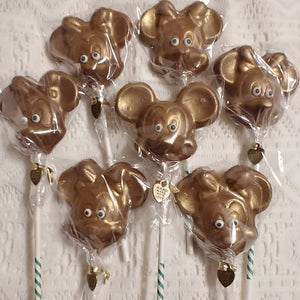 Mickey & Mini Mouse Milk Chocolate Suckers Party Favor Variety Pack 10 ct