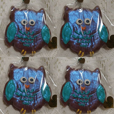 Hoot Owl Milk Chocolate Dipped Homemade Marshmallows Party Favors 4 ct package