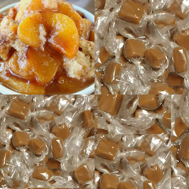 Peach Cobbler Karamels With Almonds