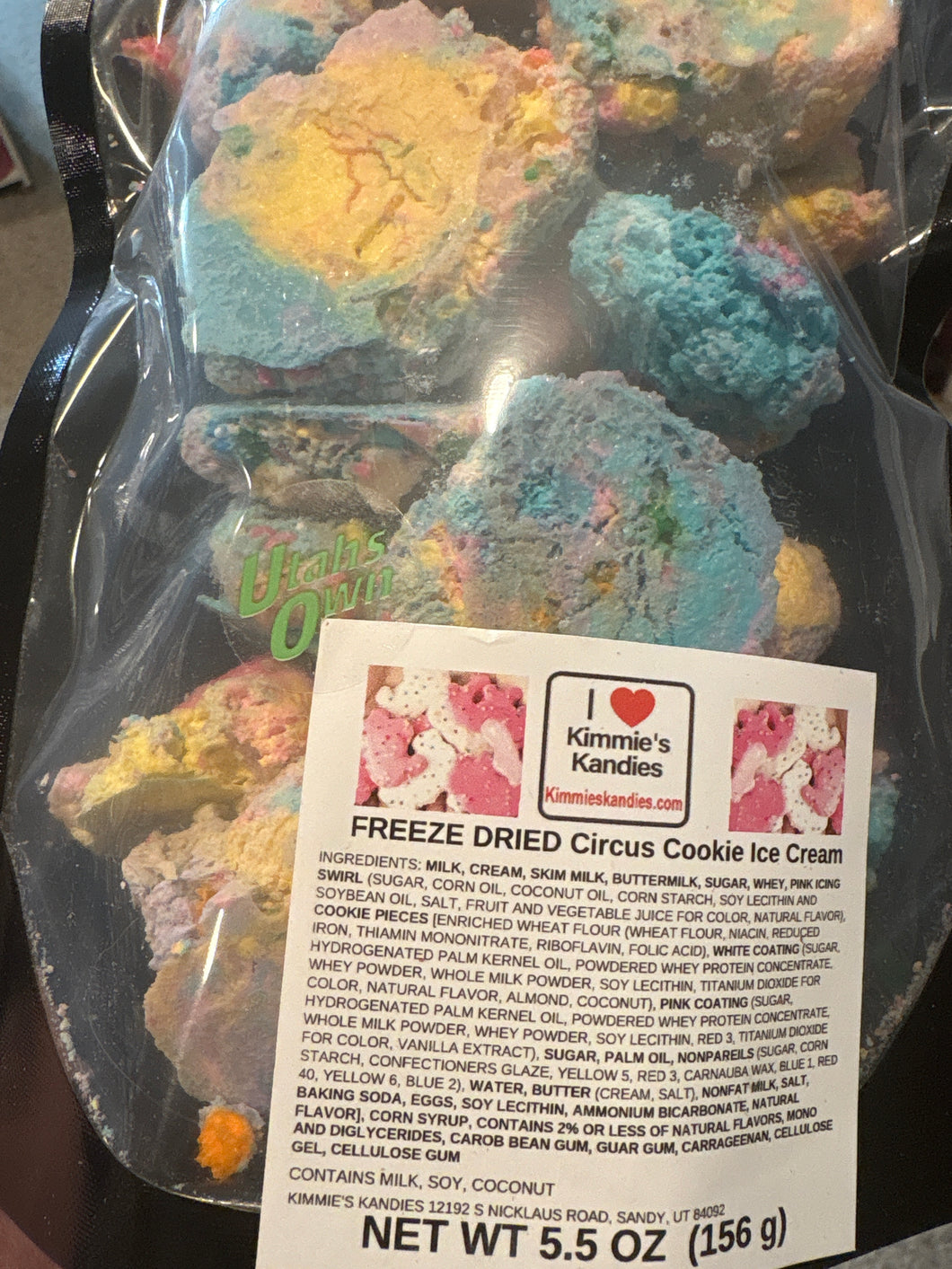 FREEZE DRIED Circus Animal Cookie Ice Cream