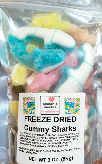 FREEZE DRIED Gummy Sharks