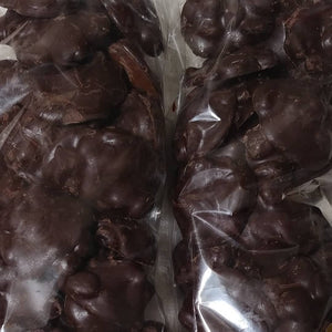 VEGAN Dark Chocolate Peanut Cluster