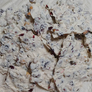 White Chocolate Mixed Nuts  & Cranberry Bark 