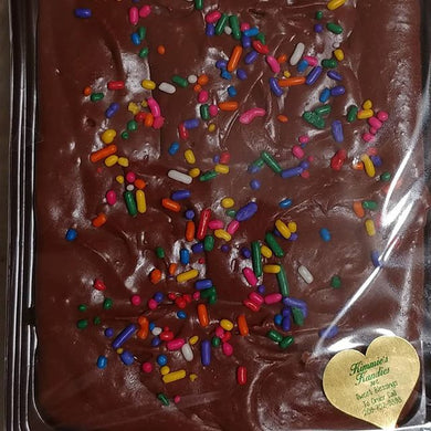 Chocolate Birthday Cake Fudge