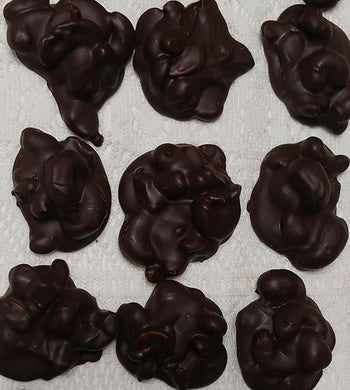 VEGAN Dark Chocolate Hazelnut Clusters