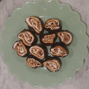 Rusty Wheels  With Roasted Almonds Hand Dipped In Dark Chocolate  (RA)