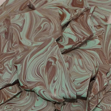 Milk Chocolate Mint Swirl Bark