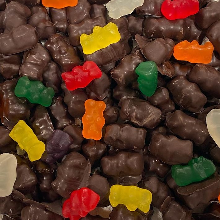 SUGAR FREE Hand Dipped In Sugar-Free Dark Chocolate Gummies