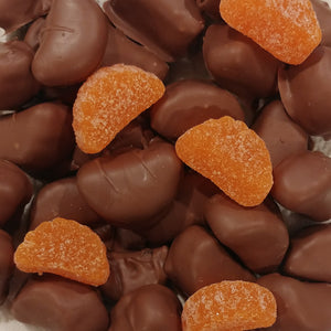 Milk Chocolate Hand Dipped Orange Slice Gummies