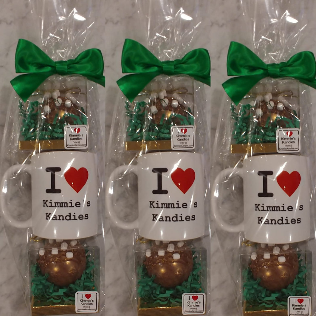 Hot Chocolate With Marshmallows Cocoa  Bombs Gift Pack