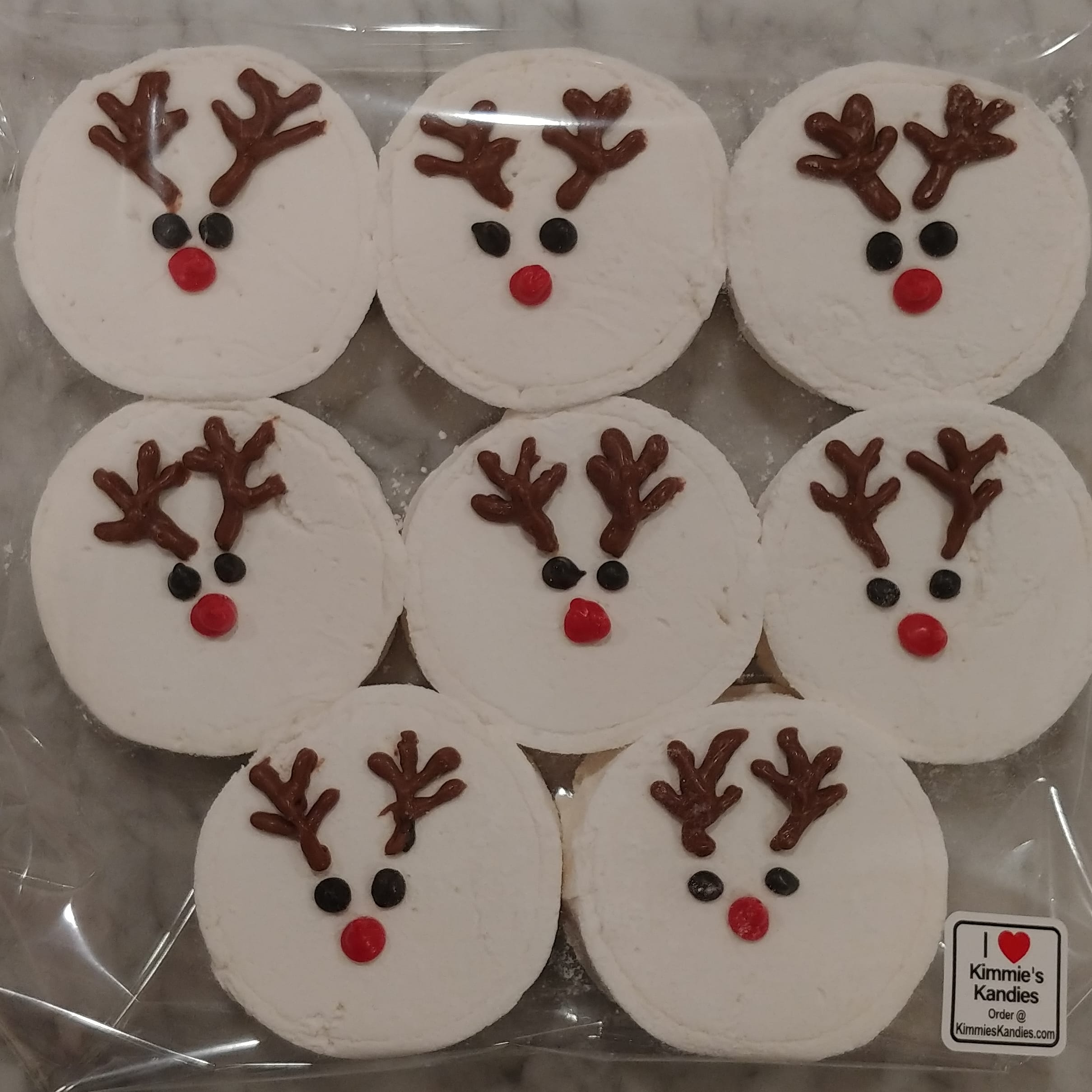 Rudolph Marshmallow Hot Chocolate Toppers – Kimmie's Kandies