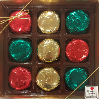 Red Gold & Green Foil Wrapped Oreo Cookie Gift Pack