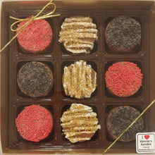 Load image into Gallery viewer, Red, Gold, Black &amp; White Sprinkles Oreo Cookie Gift Pack