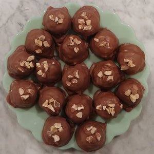 Milk Chocolate Roasted Almond Coconut Balls