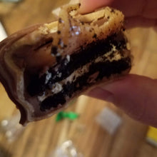 Load image into Gallery viewer, Double Dipped Peanut Butter Oreo Cookies With A Layer Of Buttery Vanilla Karamel