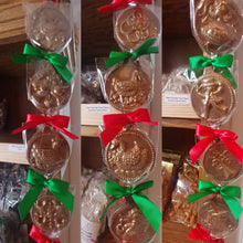 Load image into Gallery viewer, 12 Days Of Christmas Milk Chocolate Suckers Variety Pack 12 ct