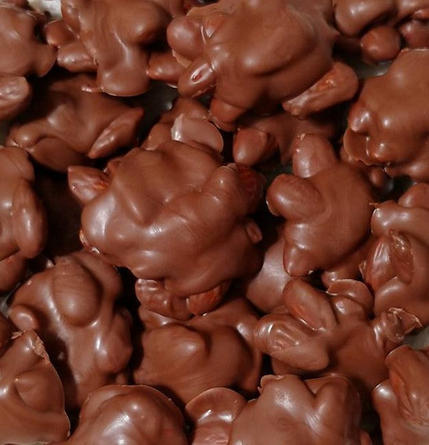 Milk Chocolate Dipped Almond Clusters